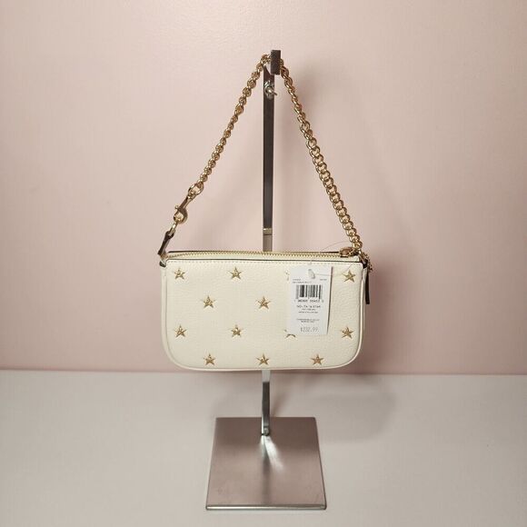 NWT Coach CW409 Nolita 19 With Star Print Chalk - Picture 3 of 5